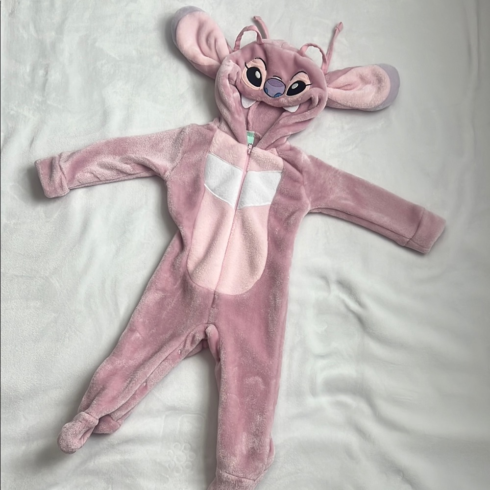 Pink Kids One Piece with Character Design
